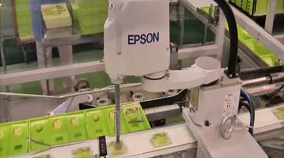 Epson G3 en aplicación de industria alimenticia